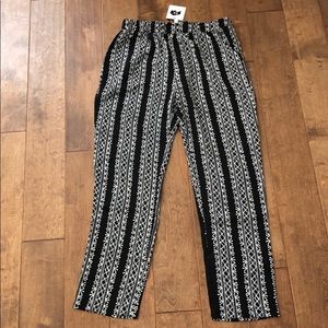 NWT flowy patterned pants